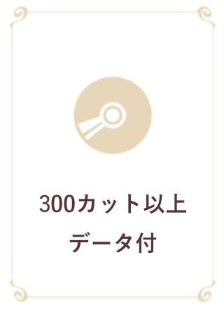 400カット以上データ付